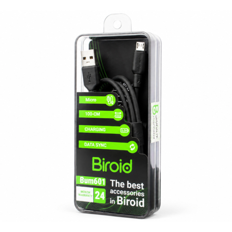 کابل شارژ USB-A به Micro مدل Bum601