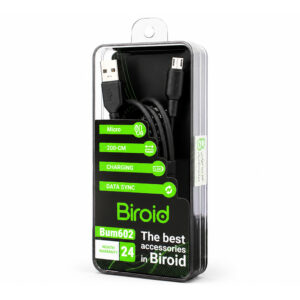 کابل شارژ USB-A به Micro مدل Bum602 (2متری)
